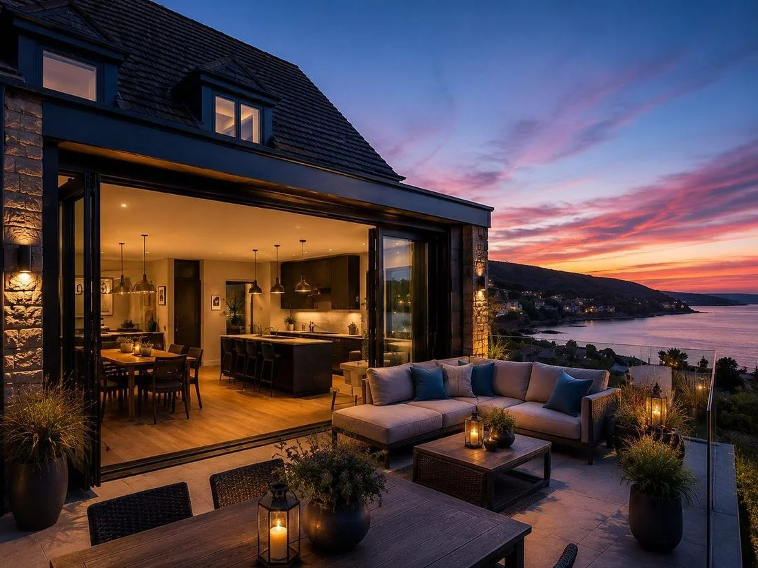 Mumbles Coastal Home Bifold Exterior