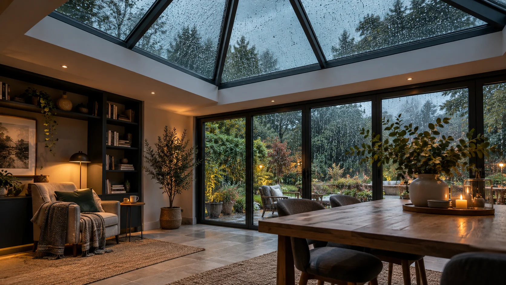 Are Roof Lanterns Noisy in the Rain? Glass and Acoustic Performance
