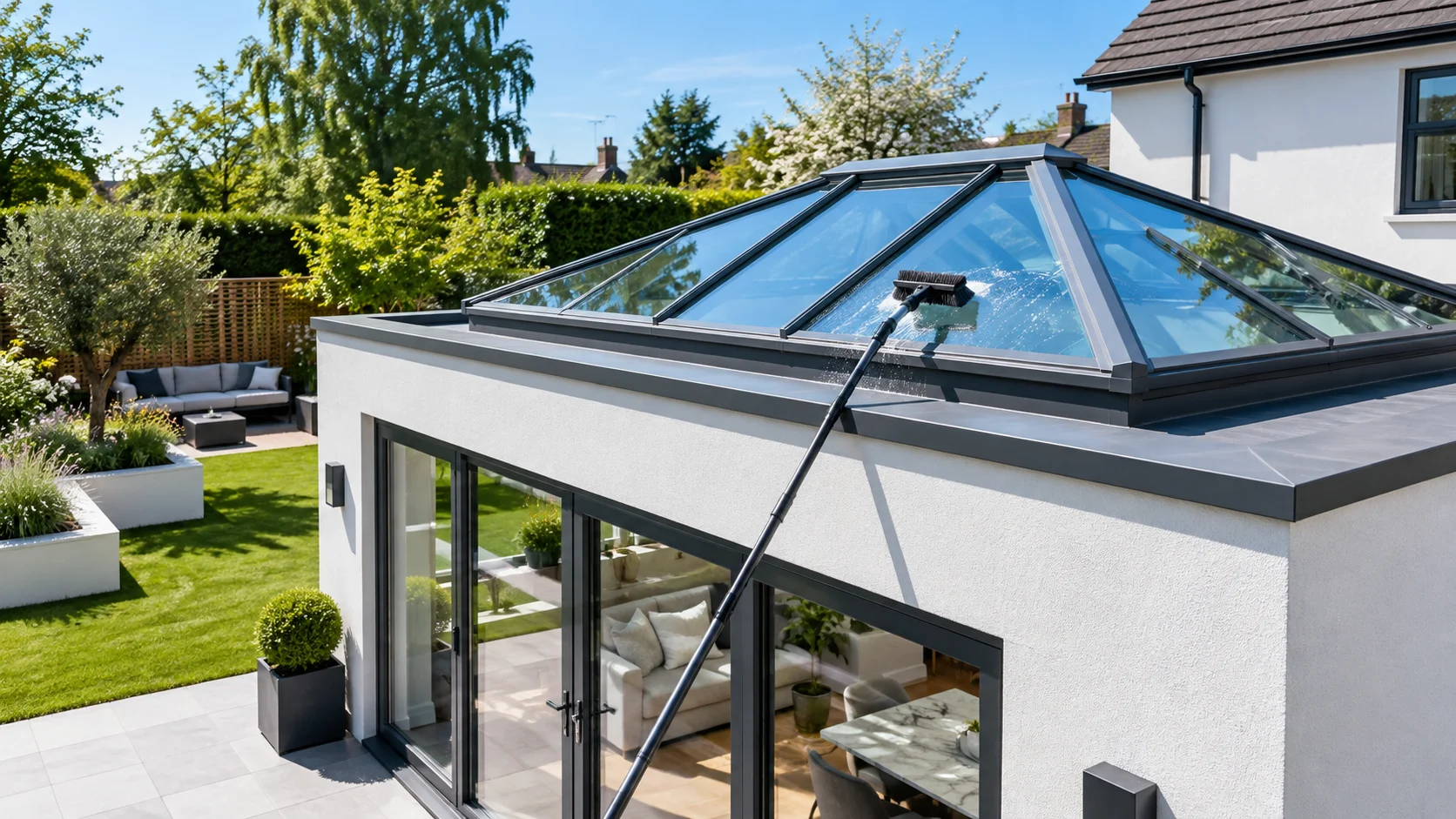 How to Clean and Maintain a Roof Lantern Safely