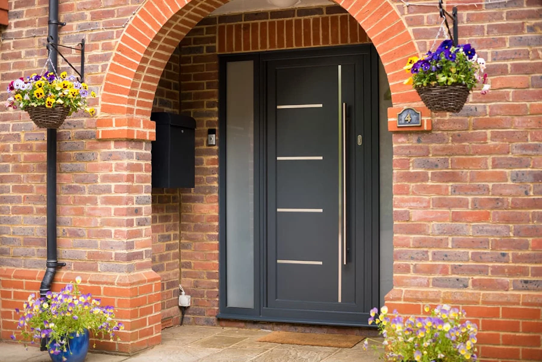 Aluminium Front Doors, Supplied to Cardiff