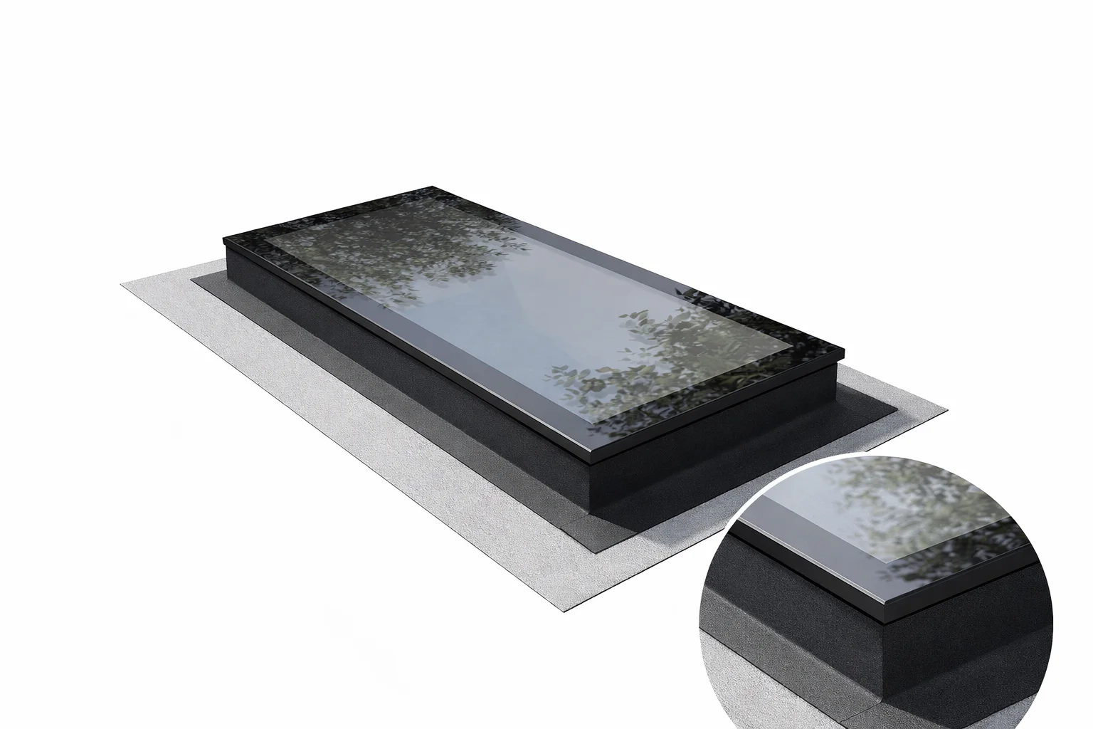 Rooflight 600 x 900 (Frameless)