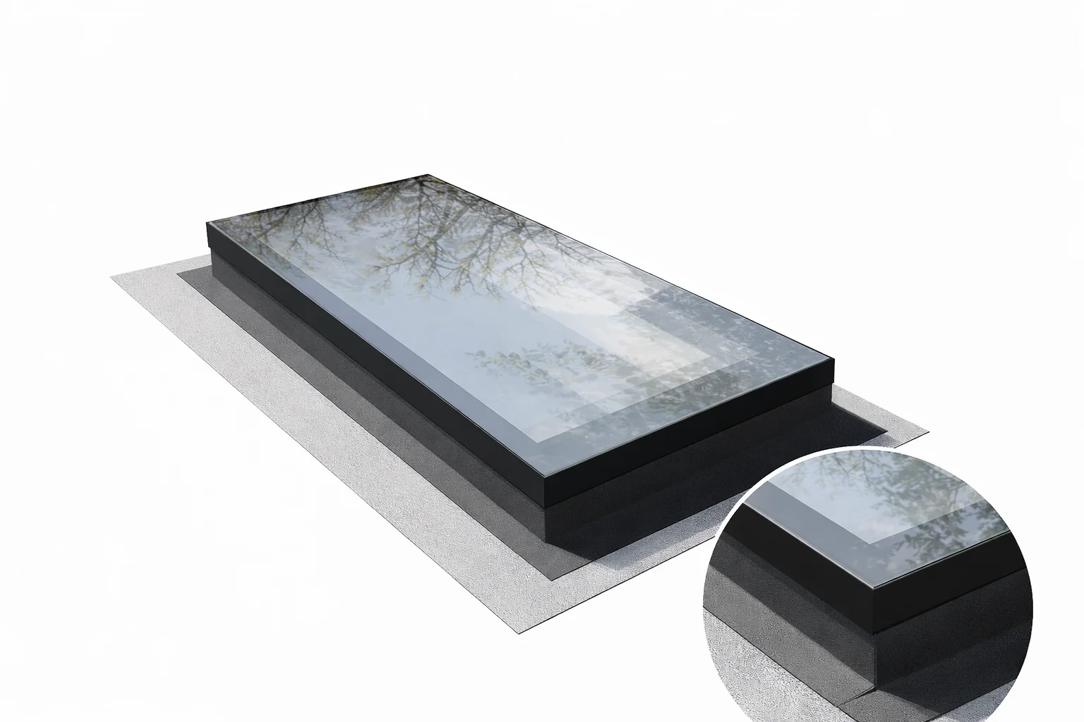 Rooflight 600 x 1200 (Framed)