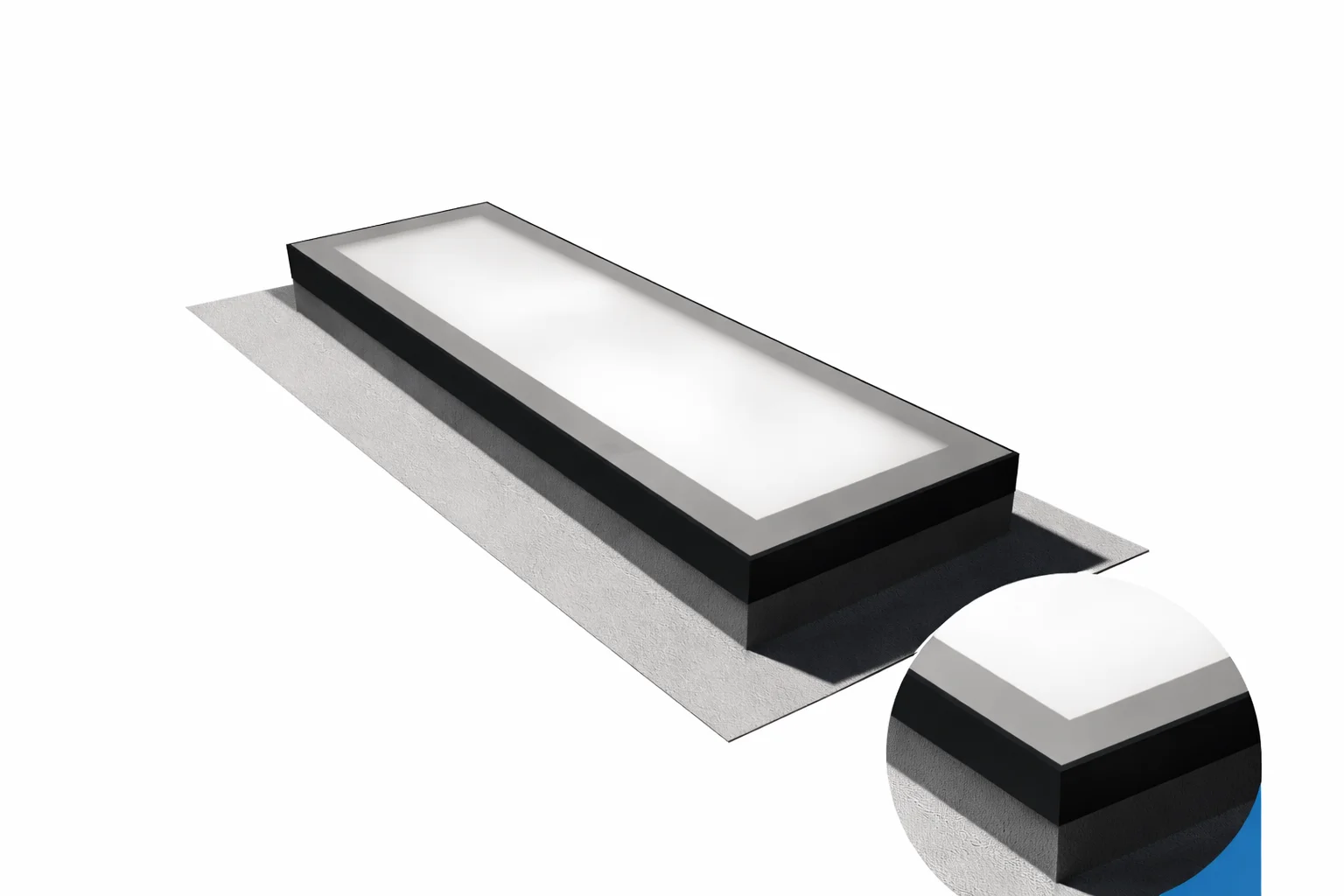 Rooflight 600 x 1800 (Framed)