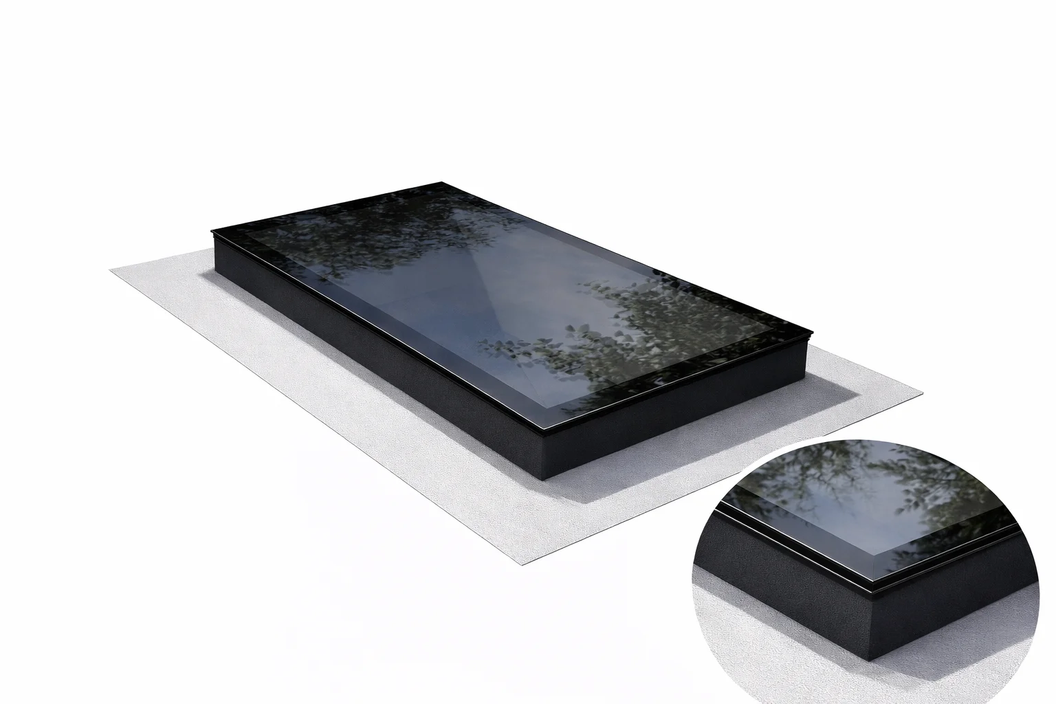 Rooflight 1000 x 1500 (Frameless)
