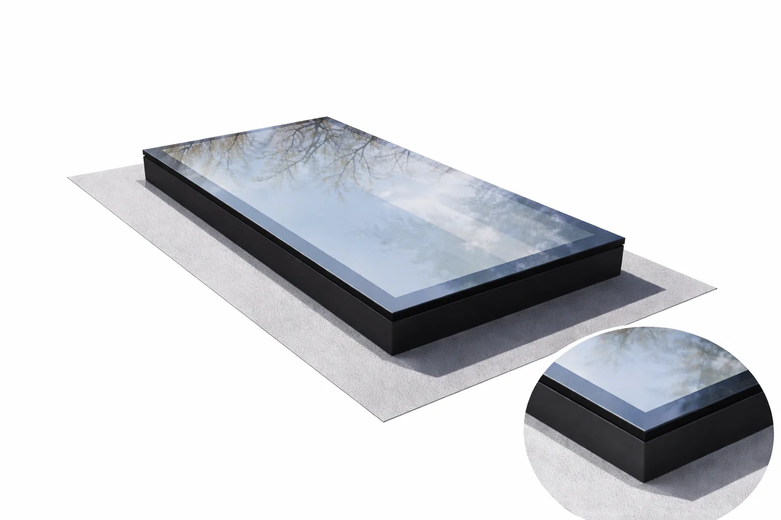 Rooflight 1000 x 2000 (Framed)