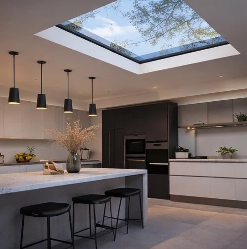 Frameless Flat Rooflight 1000 x 1000mm