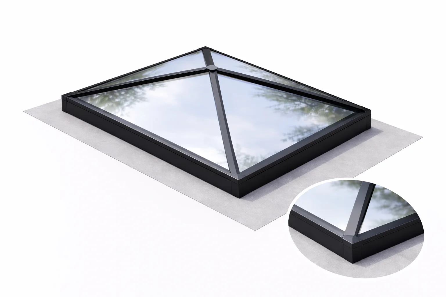 Zenith Square Roof Lantern – 2400mm x 2400mm