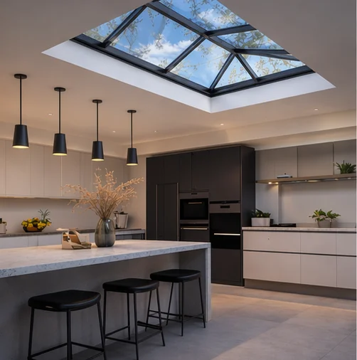 Traverse Wide Span Aluminium Roof Lantern 600 x 2400mm