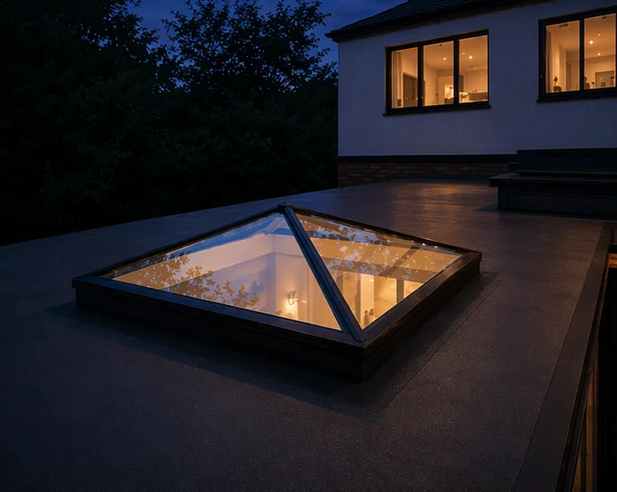Zenith Square Aluminium Roof Lantern 1600 x 1600mm