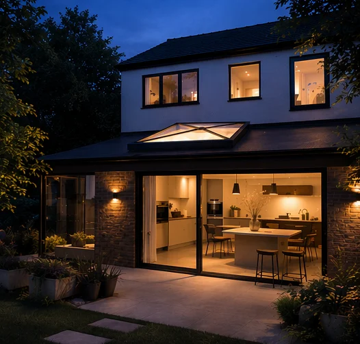 Meridian Rectangular Aluminium Roof Lantern 1800 x 2000mm