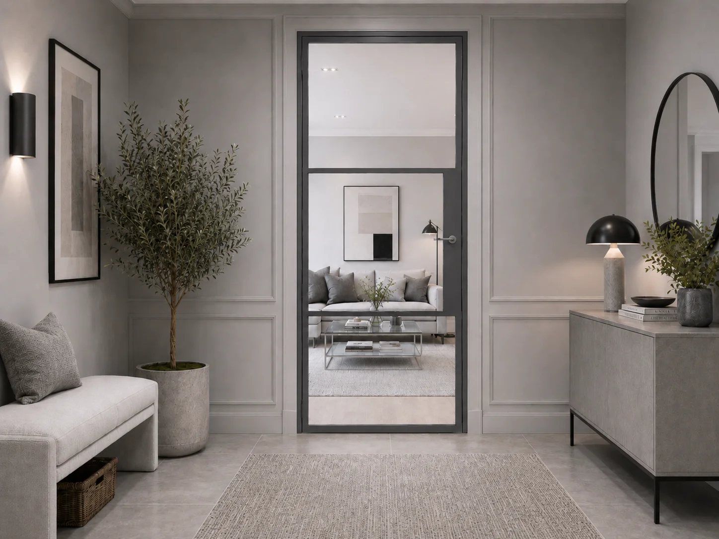Single Door in Grey