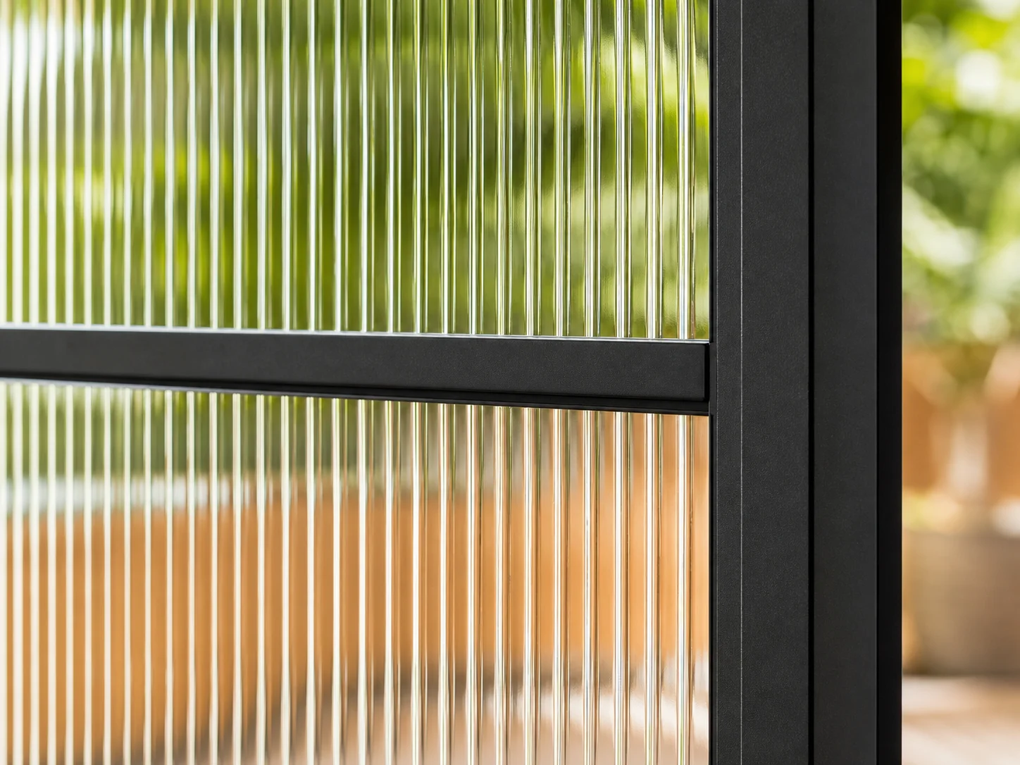 Aluminium Internal Door in Black