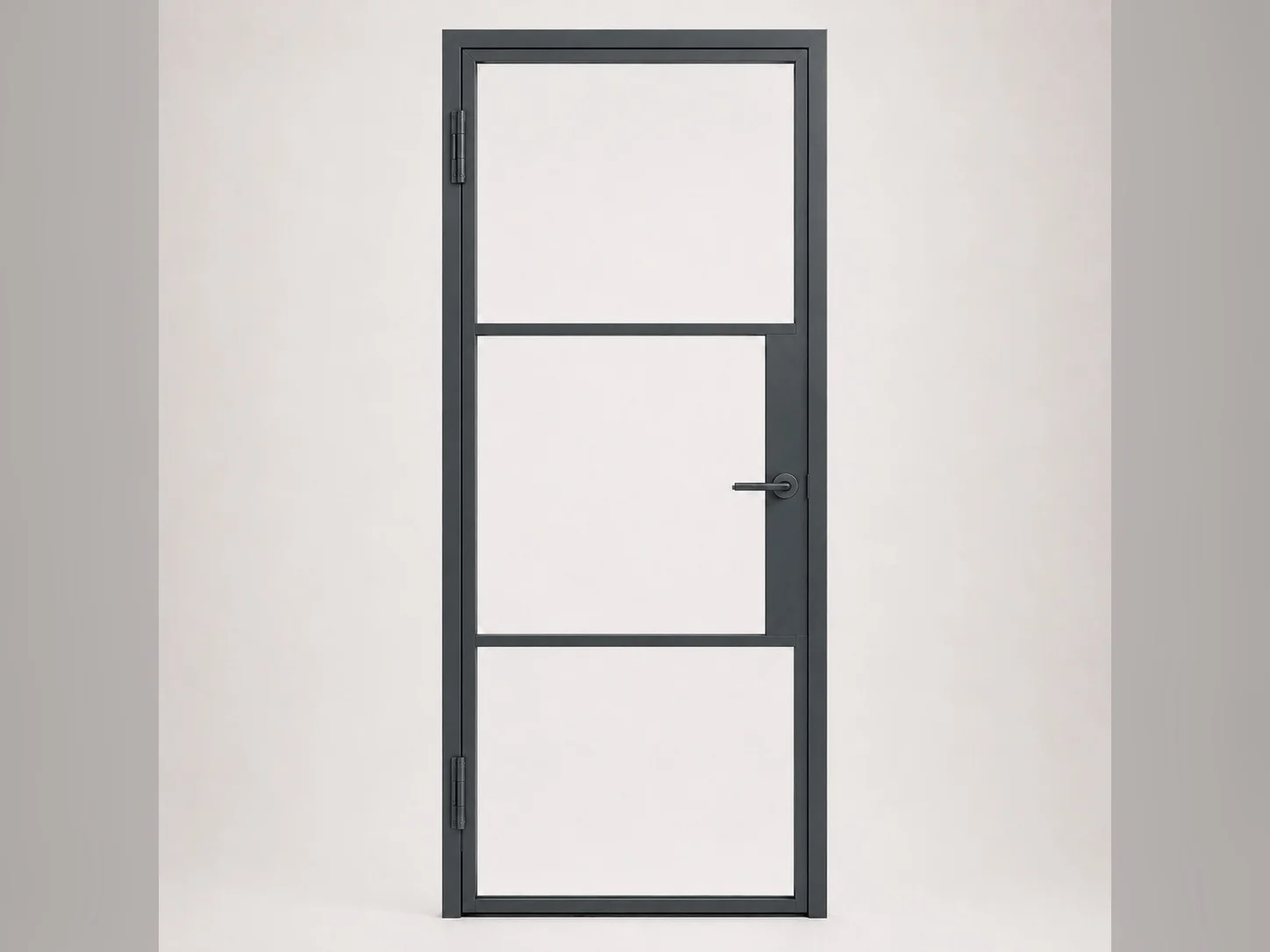 Aluminium Internal Door in Grey