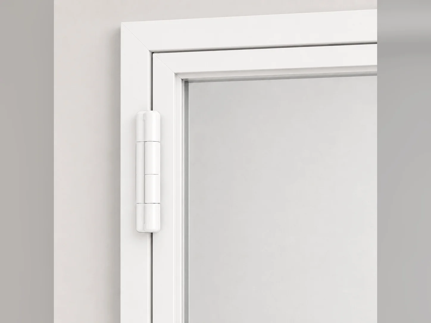 Aluminium Internal Door in White
