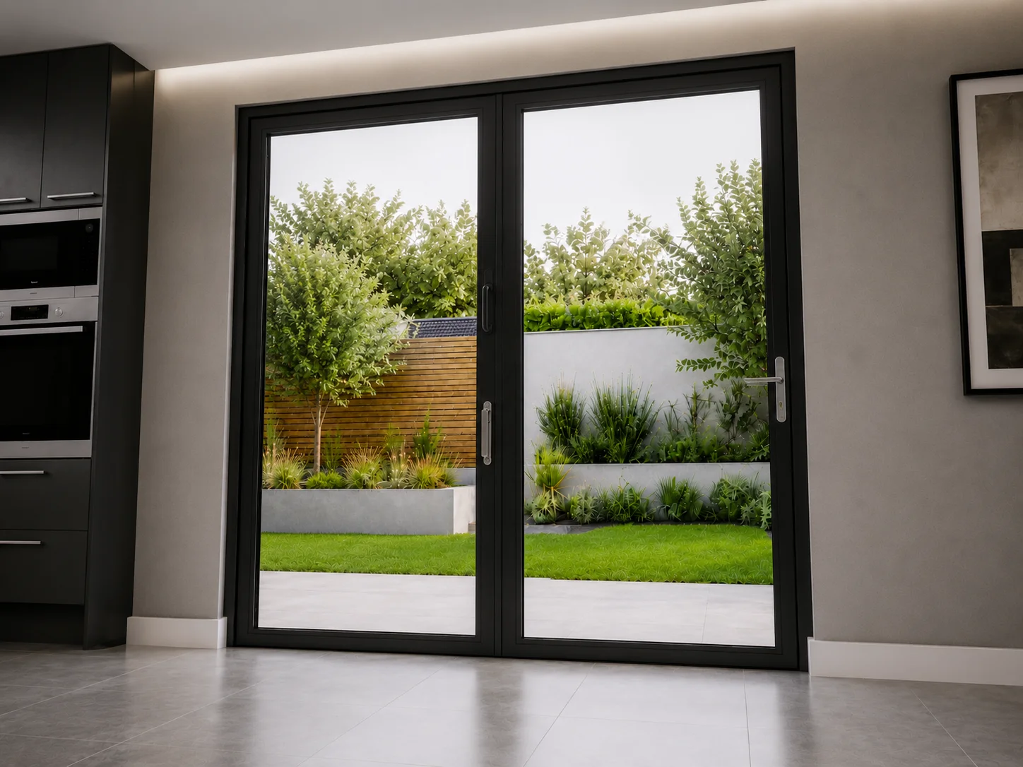 2-Panel Aluminium Bifold