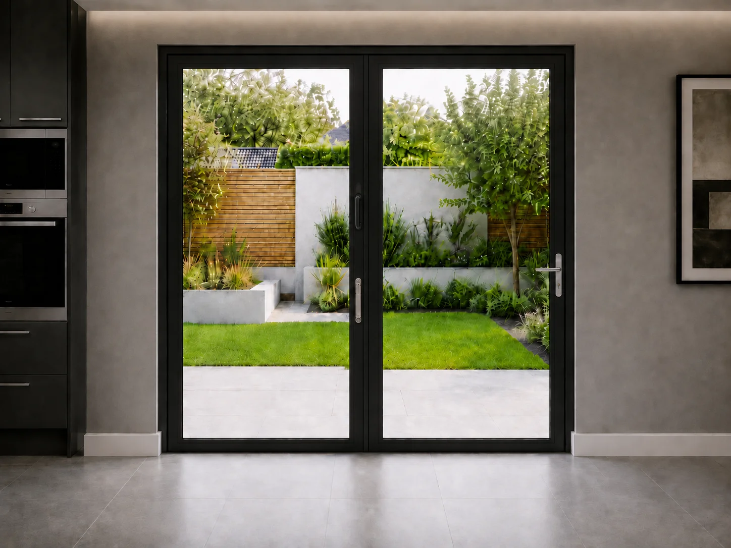 2-Panel Aluminium Bifold - Visofold 6000