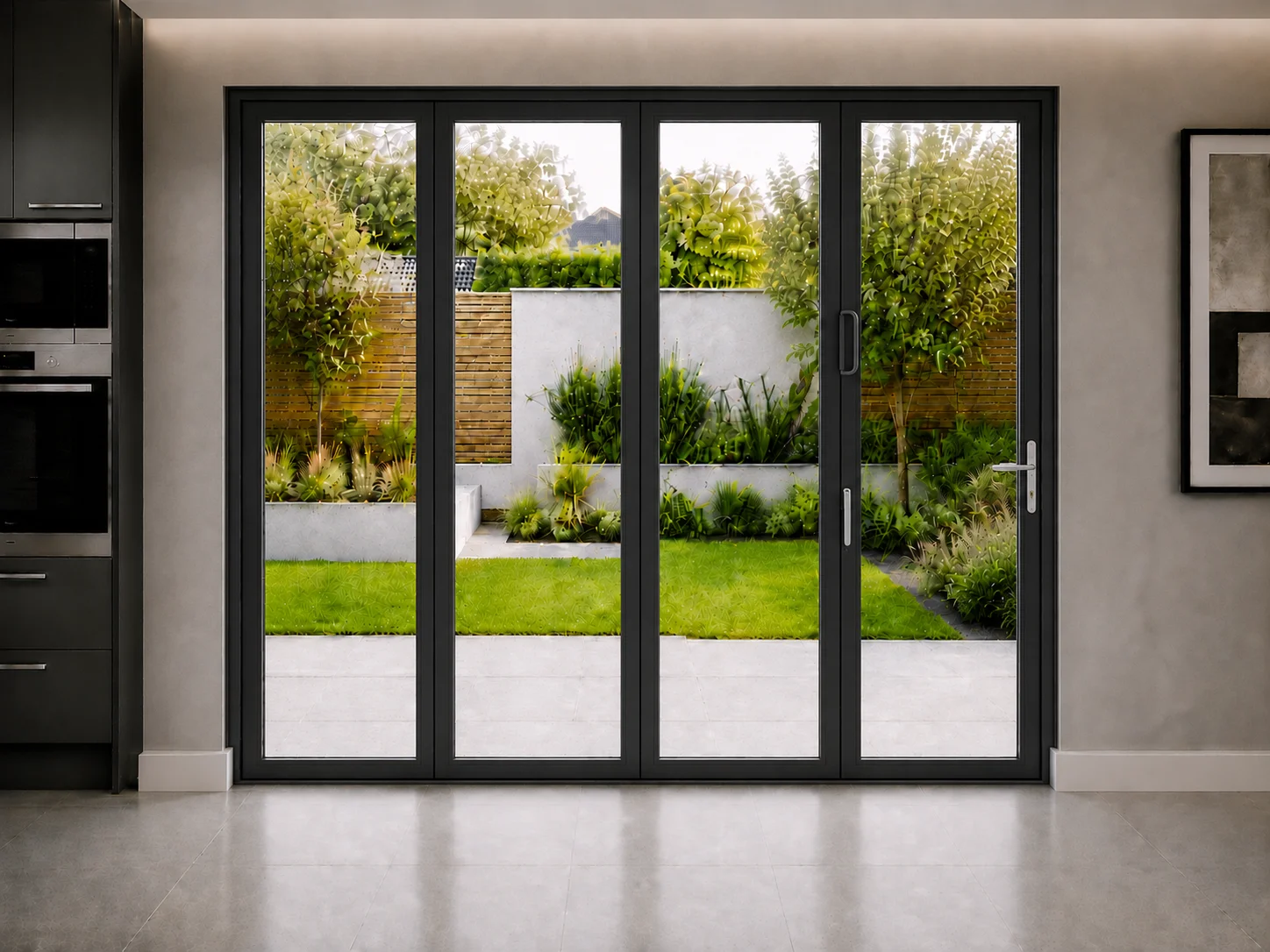 4-Panel Aluminium Bifold - Visofold 6000