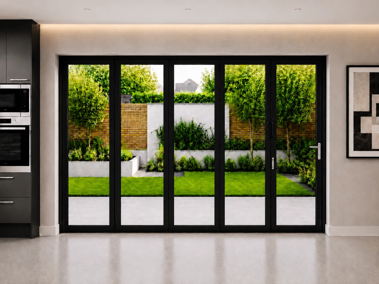 5-Panel Aluminium Bifold - Visofold 6000
