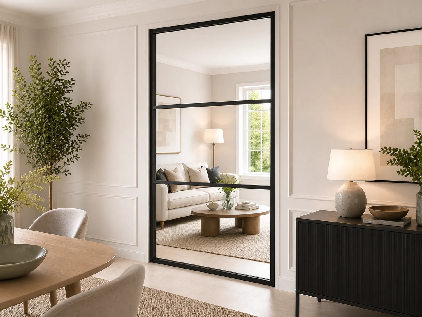 AluSpace Fixed Glazed Internal Screen