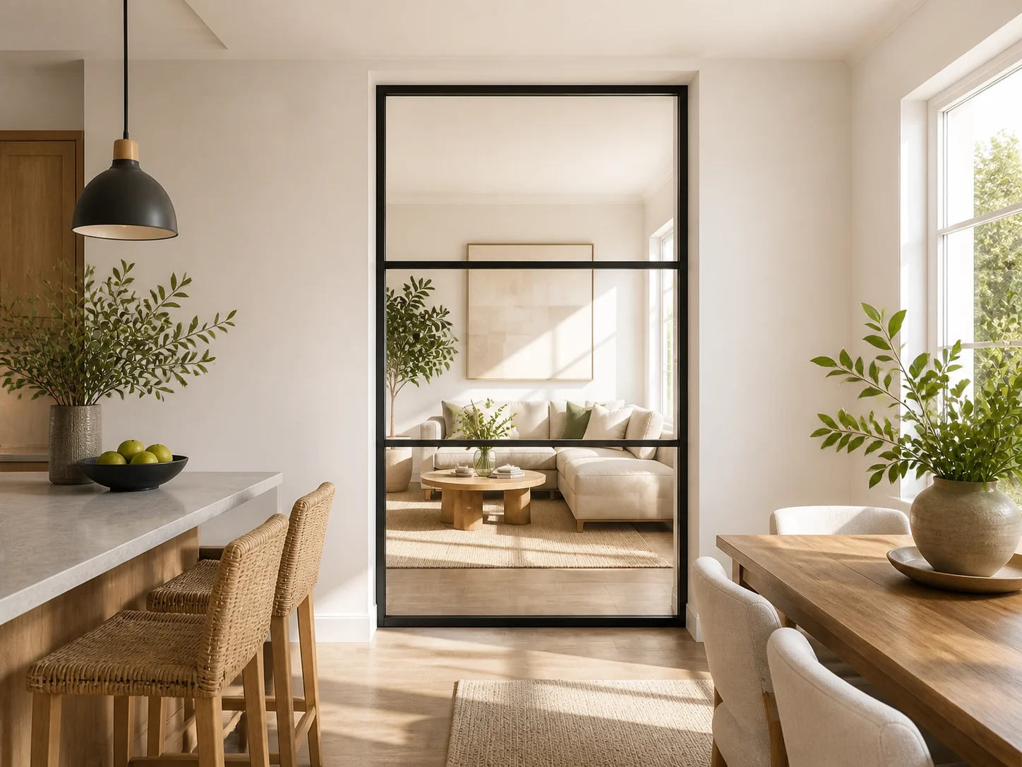 AluSpace Fixed Glazed Internal Screen