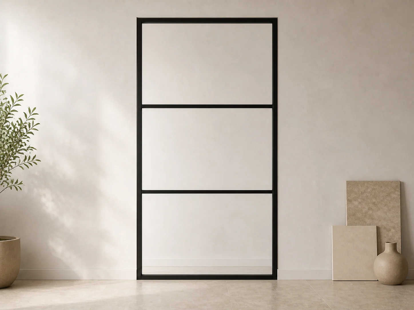 AluSpace Fixed Glazed Internal Screen