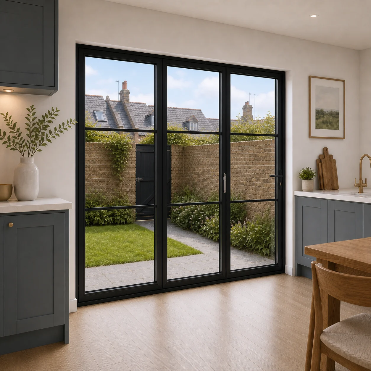 3-Panel Aluminium Bifold - Visofold Heritage