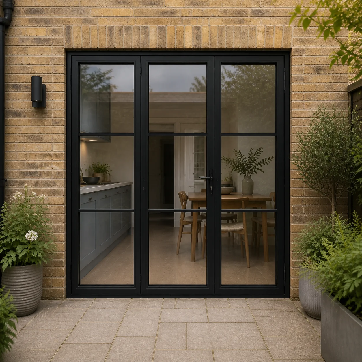 3-Panel Aluminium Bifold - Visofold Heritage