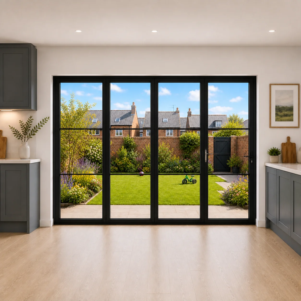 4-Panel Aluminium Bifold - Visofold Heritage