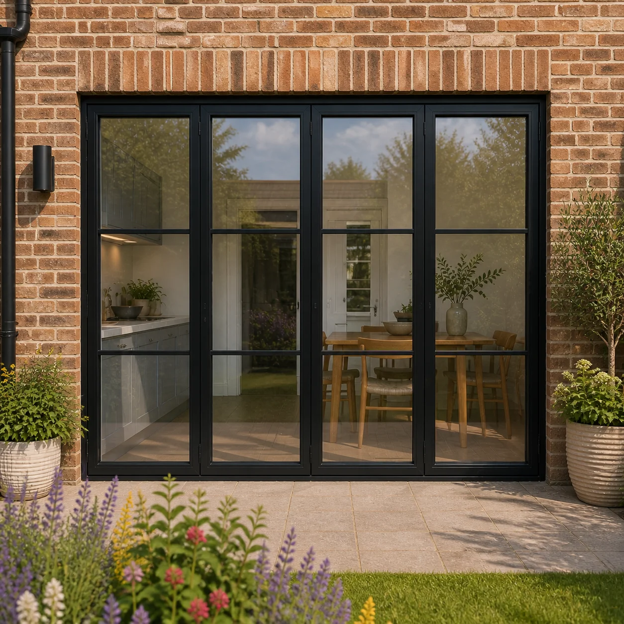 4-Panel Aluminium Bifold - Visofold Heritage