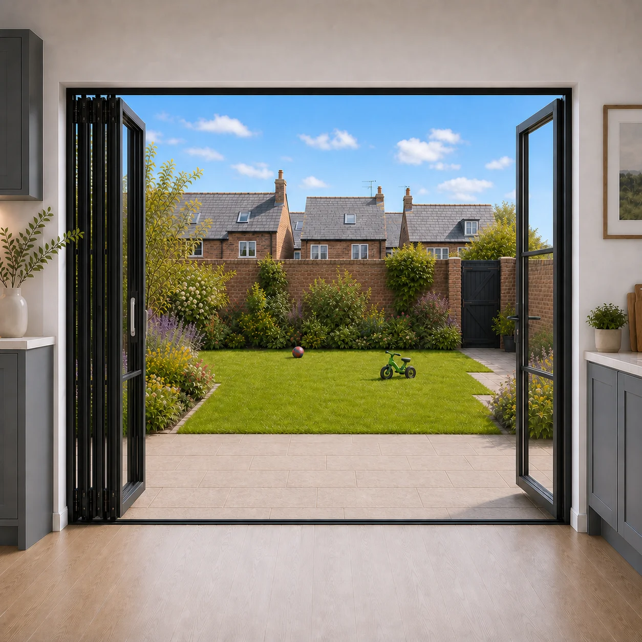 4-Panel Aluminium Bifold - Visofold Heritage