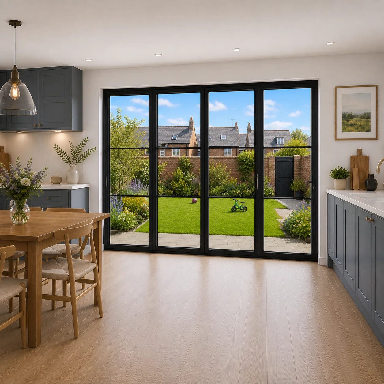 4-Panel Aluminium Bifold - Visofold Heritage