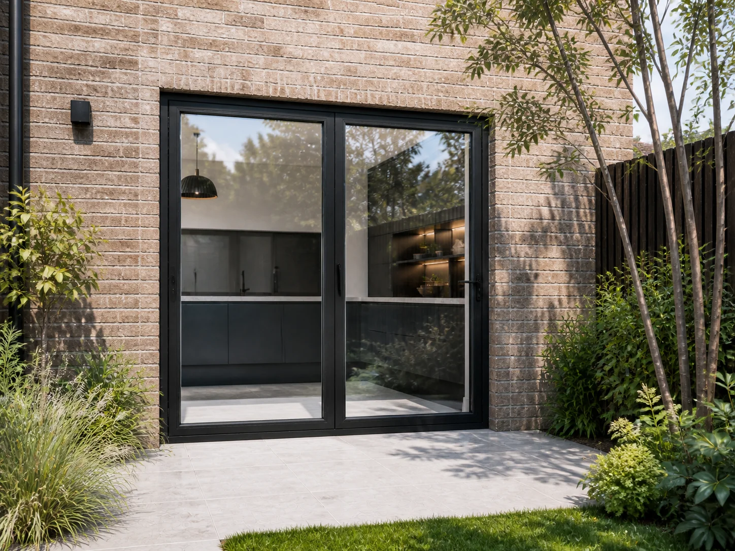 2-Panel Aluminium Bifold - Visofold 6000