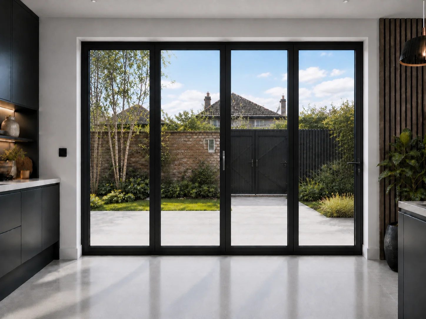 4-Panel Aluminium Bifold - Visofold 6000