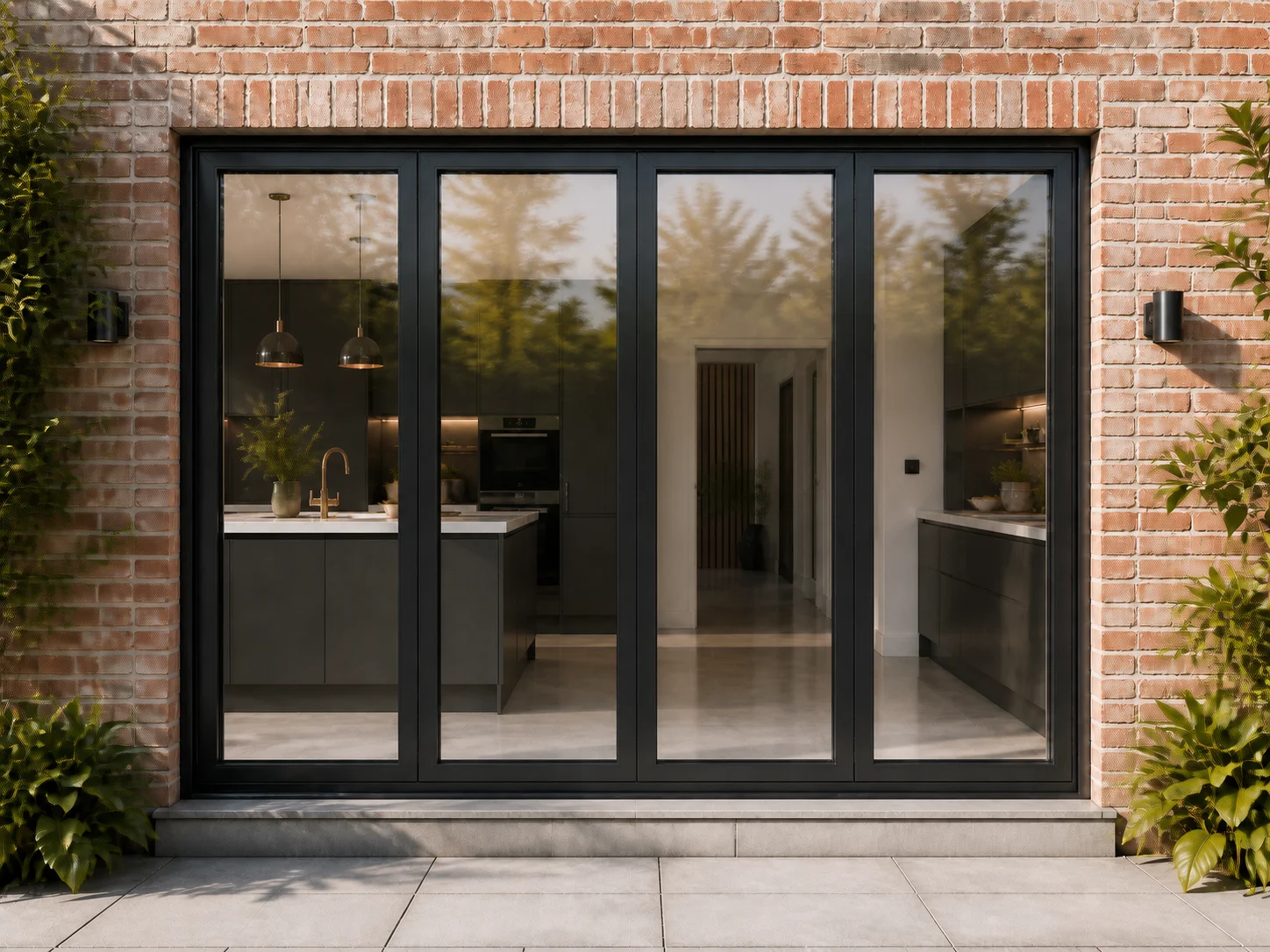 4-Panel Aluminium Bifold - Visofold 6000