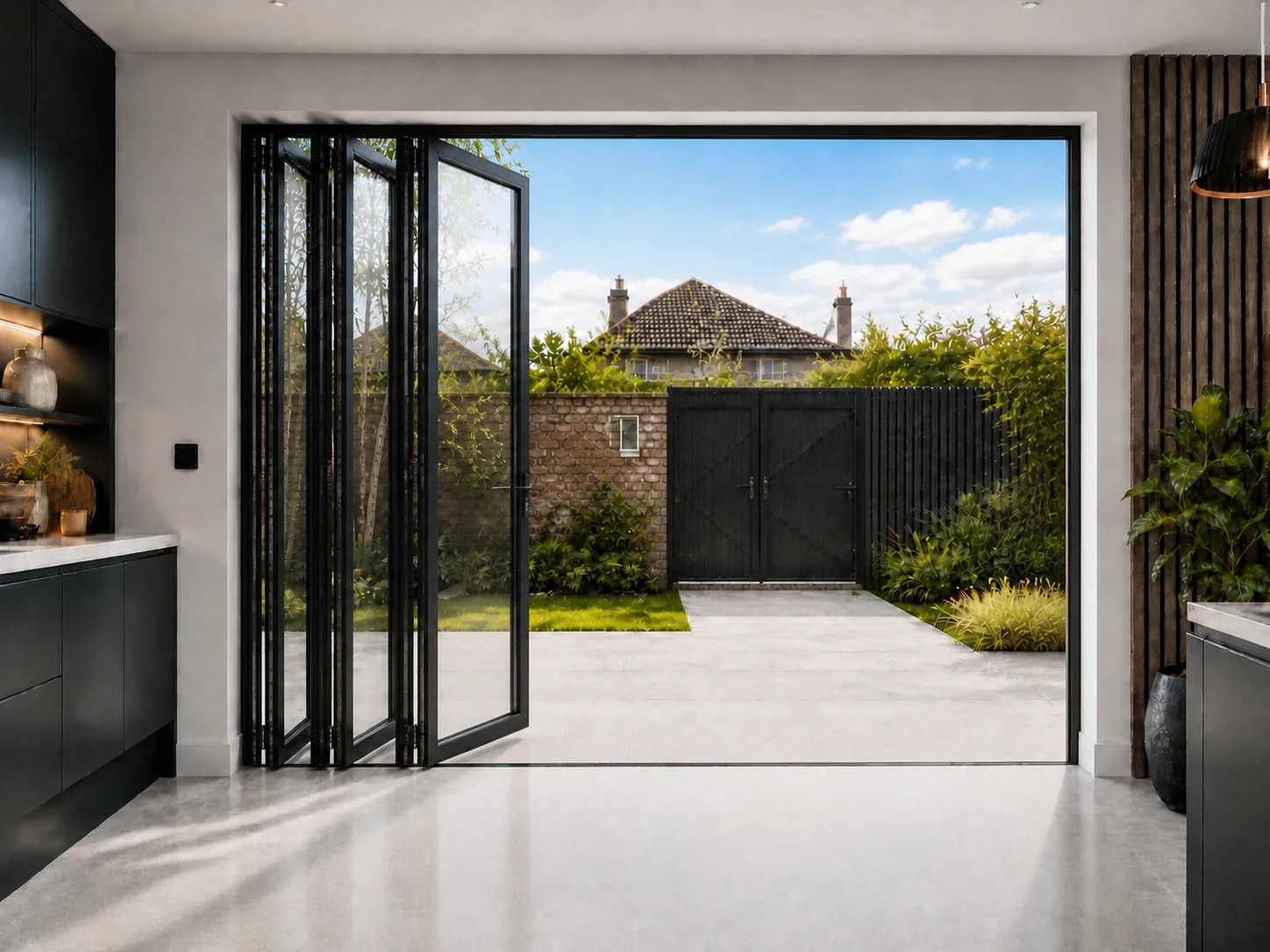 4-Panel Aluminium Bifold - Visofold 6000