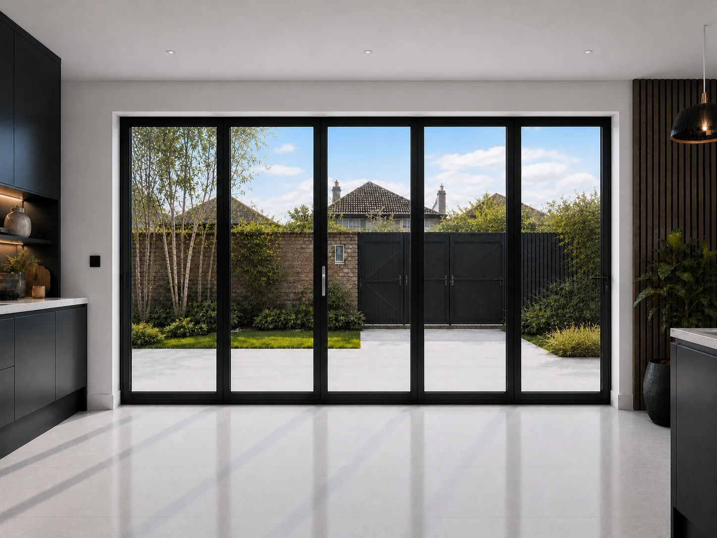 5-Panel Aluminium Bifold - Visofold 6000