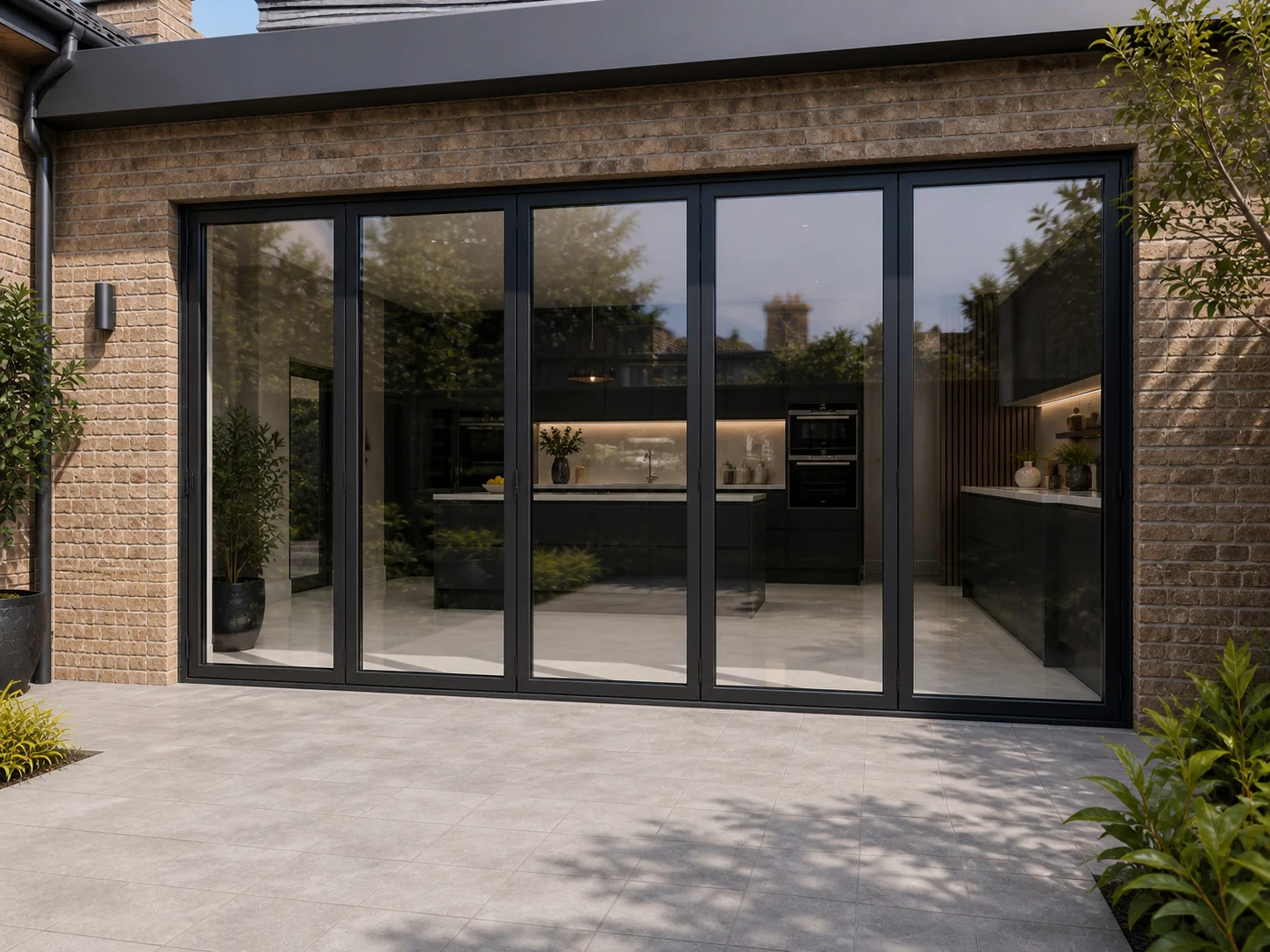 5-Panel Aluminium Bifold - Visofold 6000