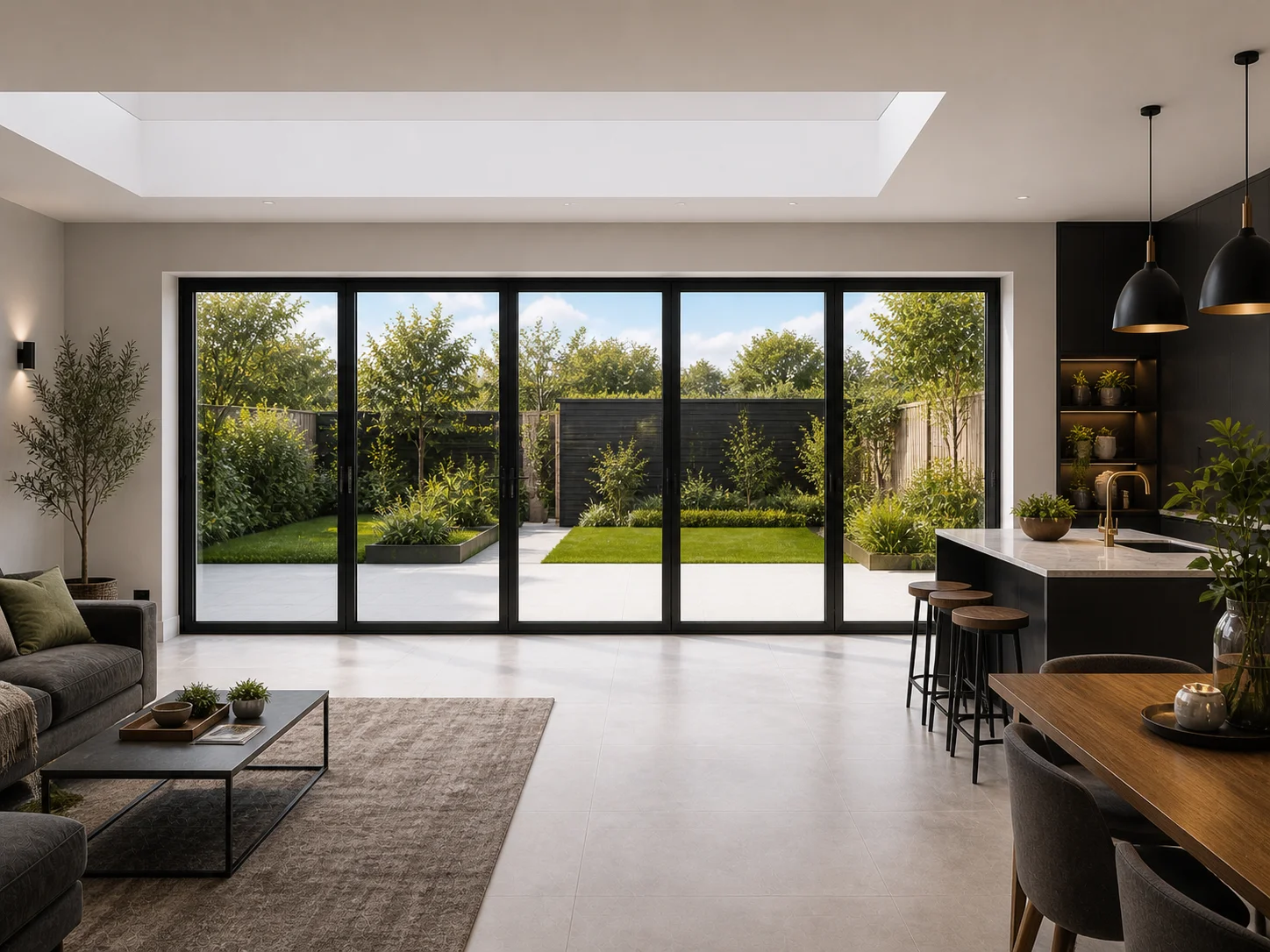 5-Panel Aluminium Bifold - Visofold 6000
