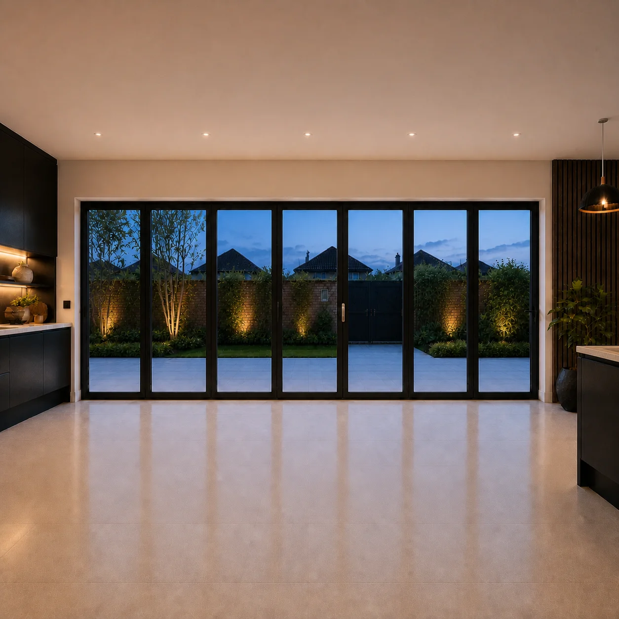 7-Panel Aluminium Bifold - Visofold 6000
