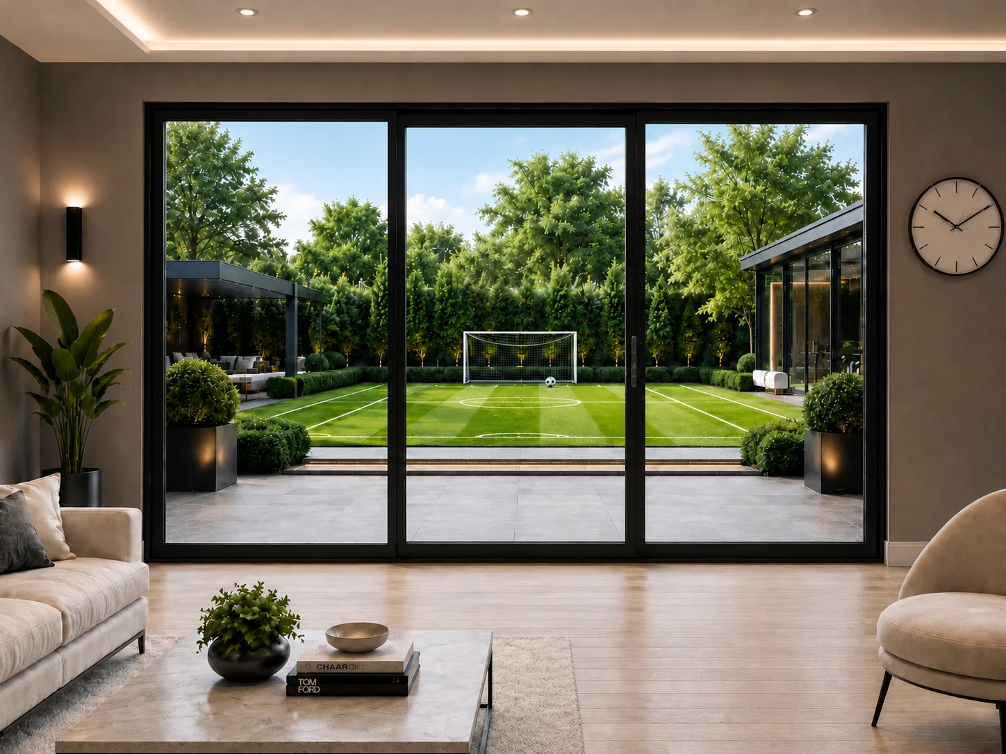 Centre Slider Aluminium Sliding Doors