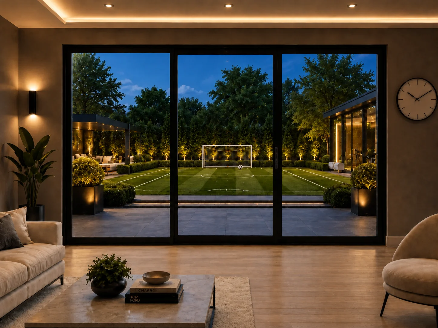Centre Slider Aluminium Sliding Doors