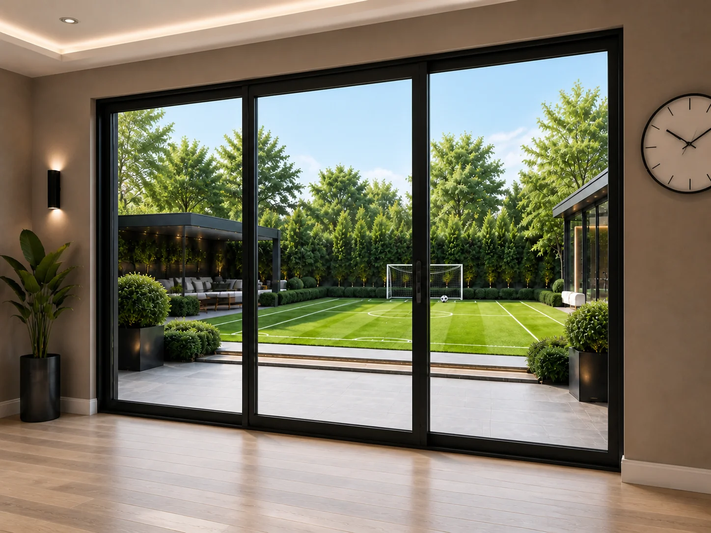 Centre Slider Aluminium Sliding Doors