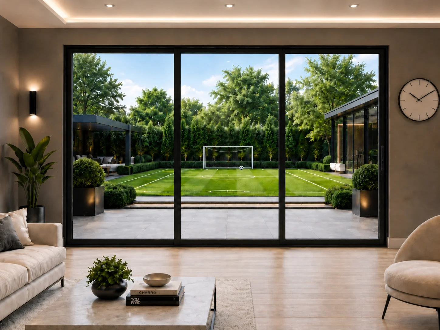 Side Slider Aluminium Sliding Doors