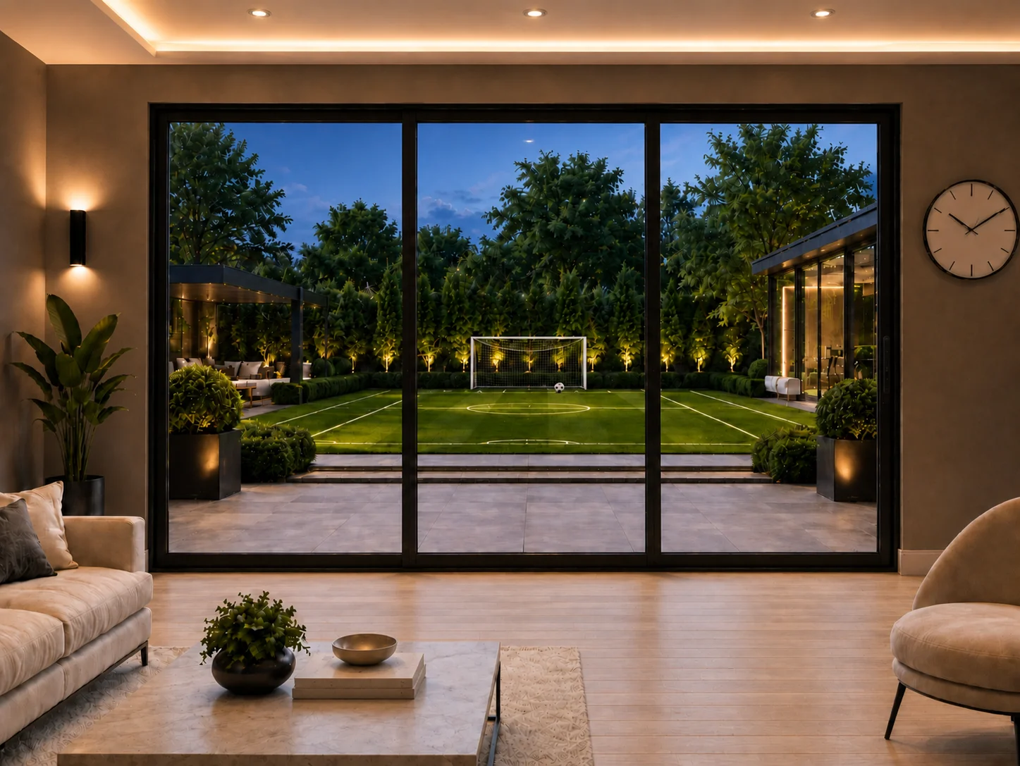 Side Slider Aluminium Sliding Doors