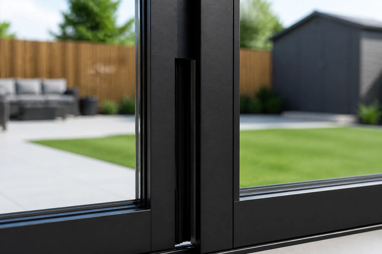 Triple Slider Aluminium Sliding Doors
