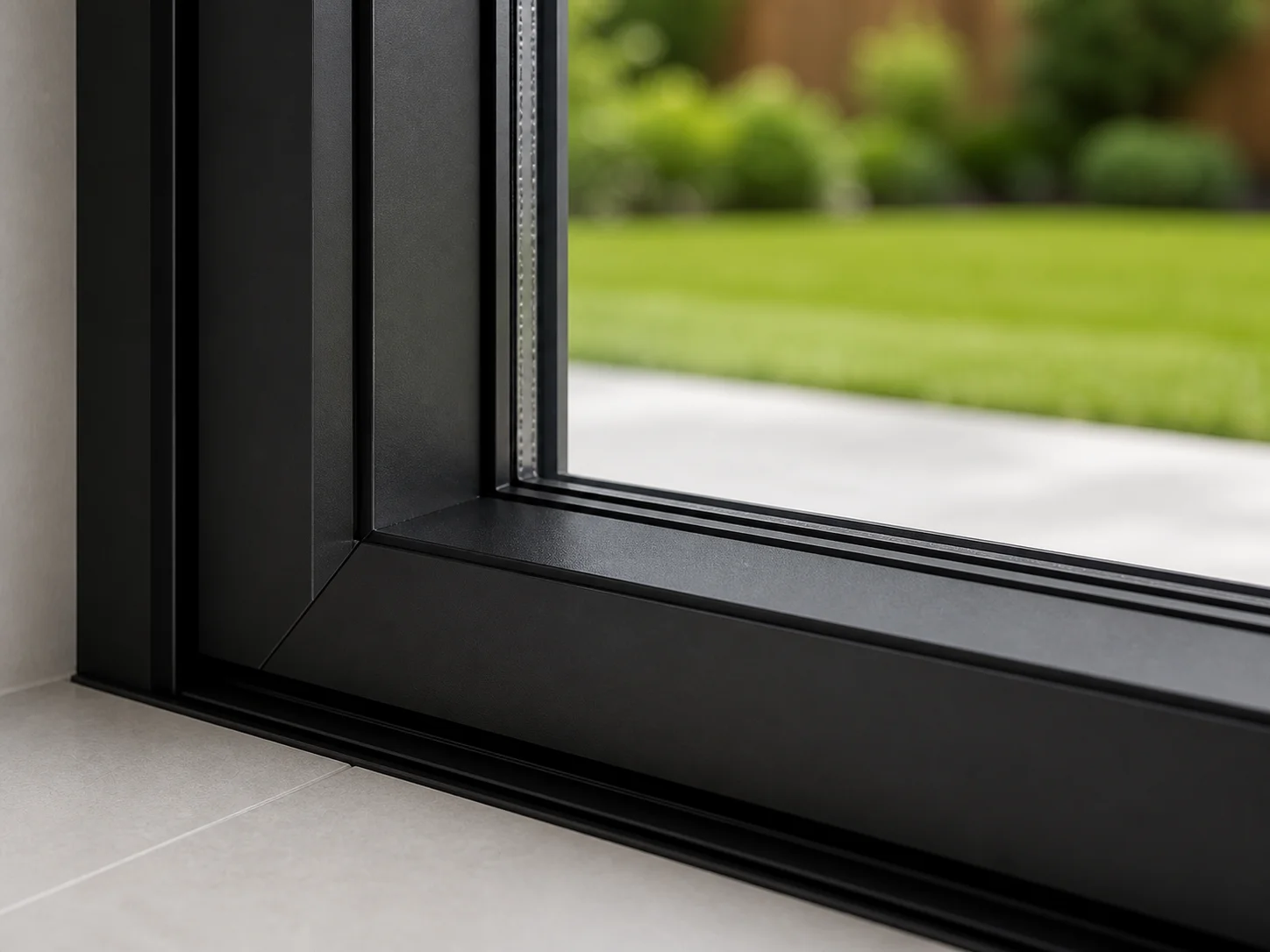 Double Centre Slider Aluminium Sliding Doors