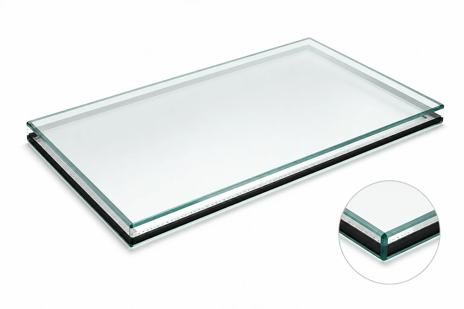 Double Glazing: 6mm Satin Privacy / 6mm Low-E Glass Unit Cut to Size