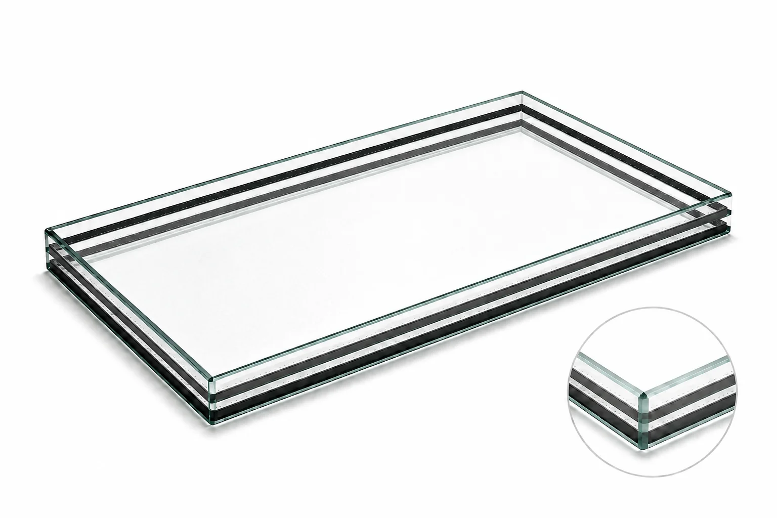 Triple Glazing: 6mm Self-Clean Clear / Plani 1 / Plani 1 Glass Unit Cut to Size