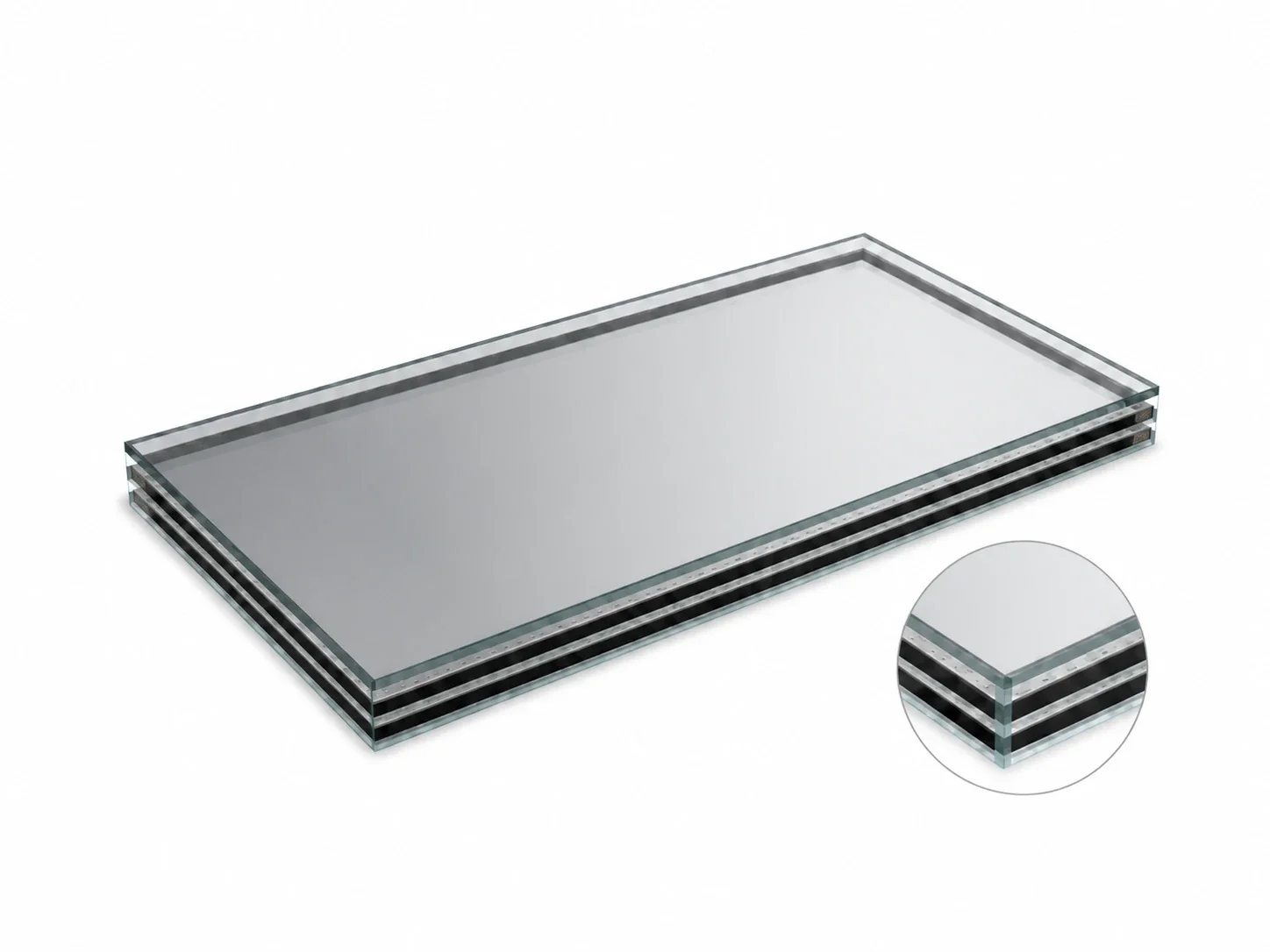 Triple Glazing: 6mm Ambi-Neutral / Plani 1 / Plani 1 Glass Unit Cut to Size