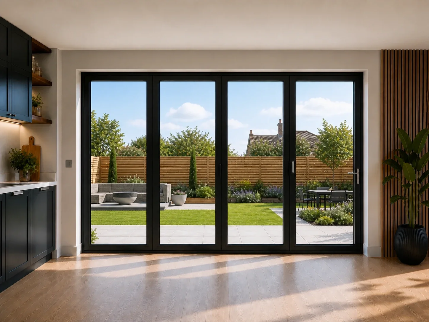 4-Panel Aluminium Bifold